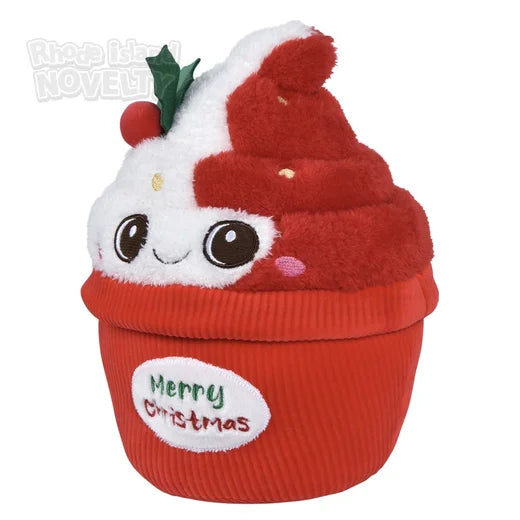 The Toy Network-9" Christmas Cupcake Plush-ZC-CUP09-Legacy Toys