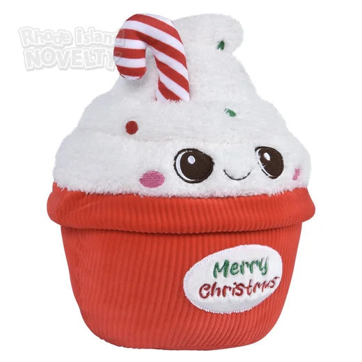 The Toy Network-9" Christmas Cupcake Plush-ZC-CUP09-Legacy Toys