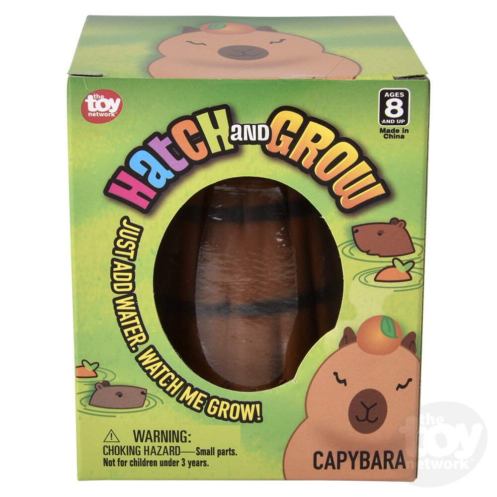The Toy Network-Small Hatch And Grow Capybara Egg 2.5""-PA-GRSCA-Legacy Toys