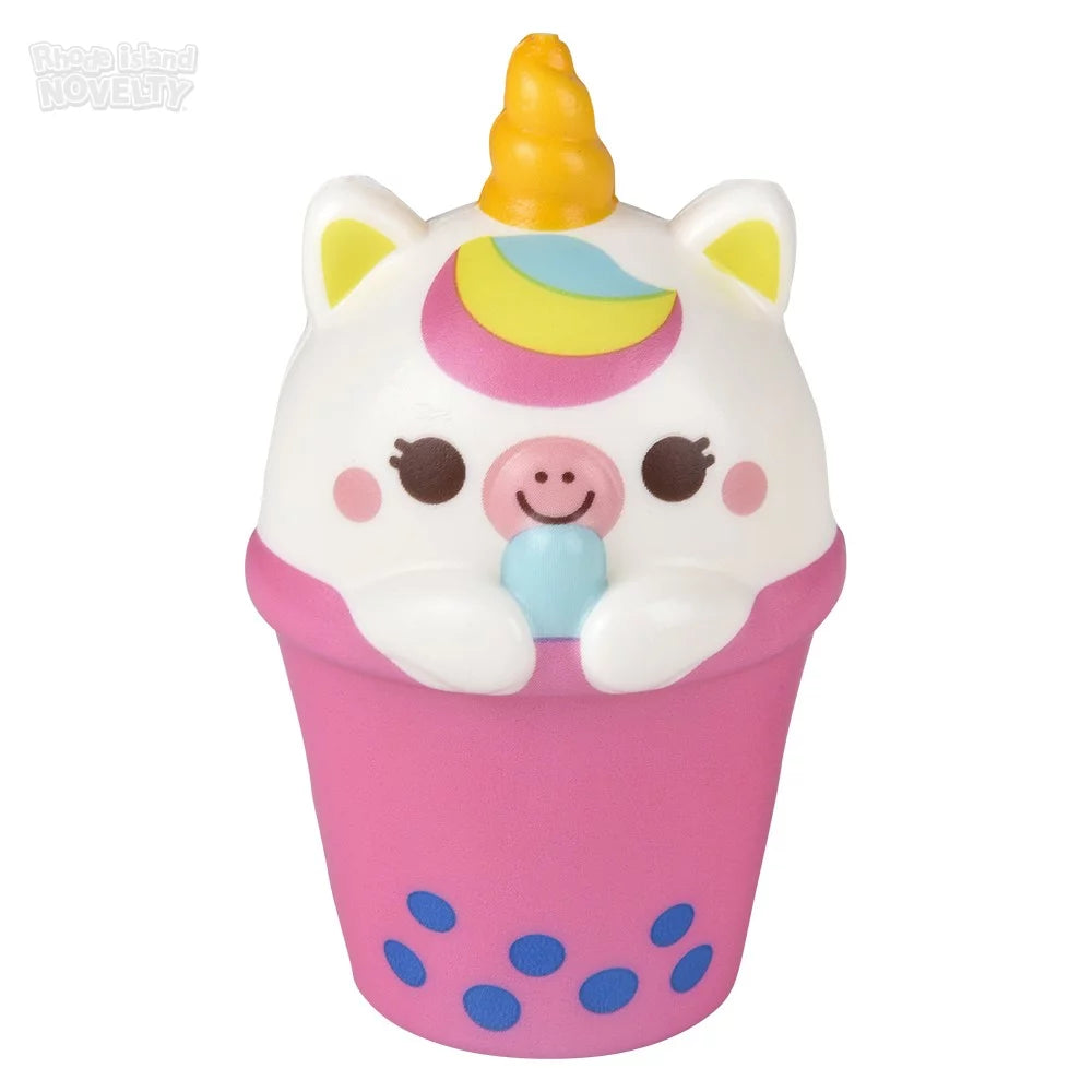The Toy Network-Squish Bubble Tea Animal 5"--Legacy Toys