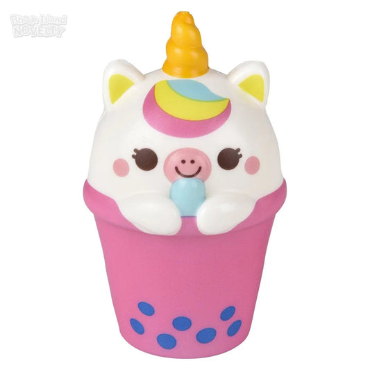 The Toy Network-Squish Bubble Tea Animal 5"--Legacy Toys