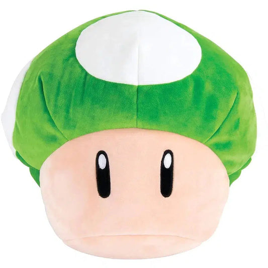 TOMY-Club Mocchi Mocchi - Nintendo Junior Plush Assortment-T12792-1-Up Mushroom-Legacy Toys