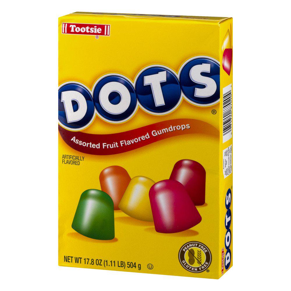 Tootsie-Super Size DOTS Original Fruit Flavored Gum Drops 17.8 oz. Box--Legacy Toys