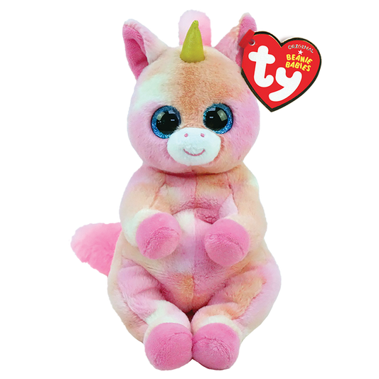 TY-Beanie Baby Bellies - Skylar the Unicorn-40547-Legacy Toys