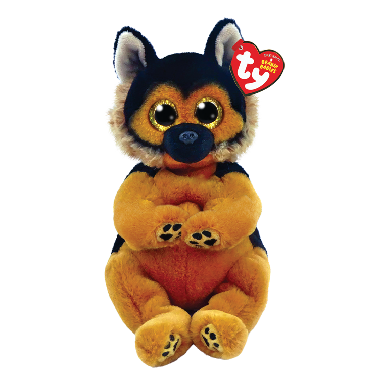 TY-Beanie Bellie - Ace the German Shepard - 8" Small-40544-Legacy Toys