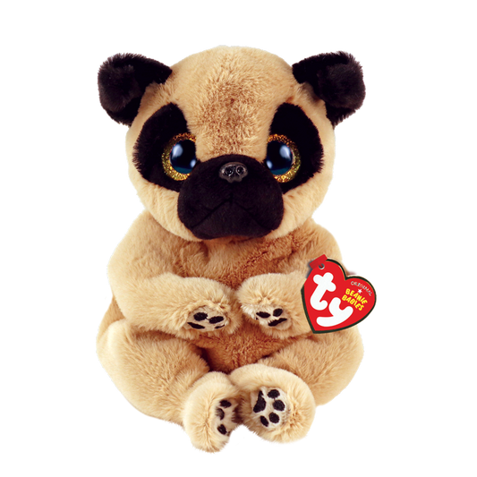 TY-Beanie Bellie - Izzy Tan Dog - 8" Small-40543-Legacy Toys