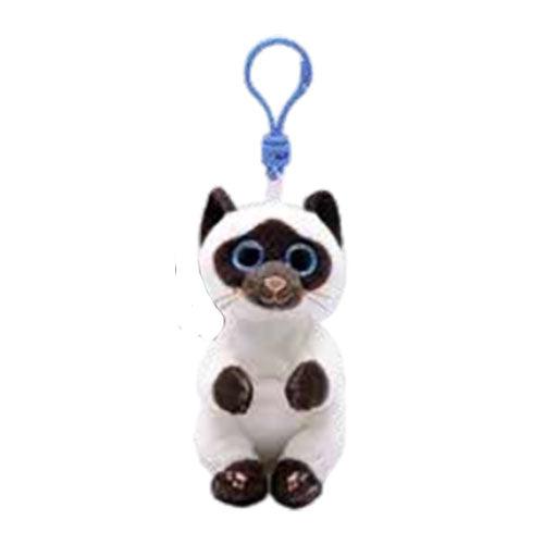 TY-Beanie Bellie - Miso the Cat - 5" Clip-43106-Legacy Toys