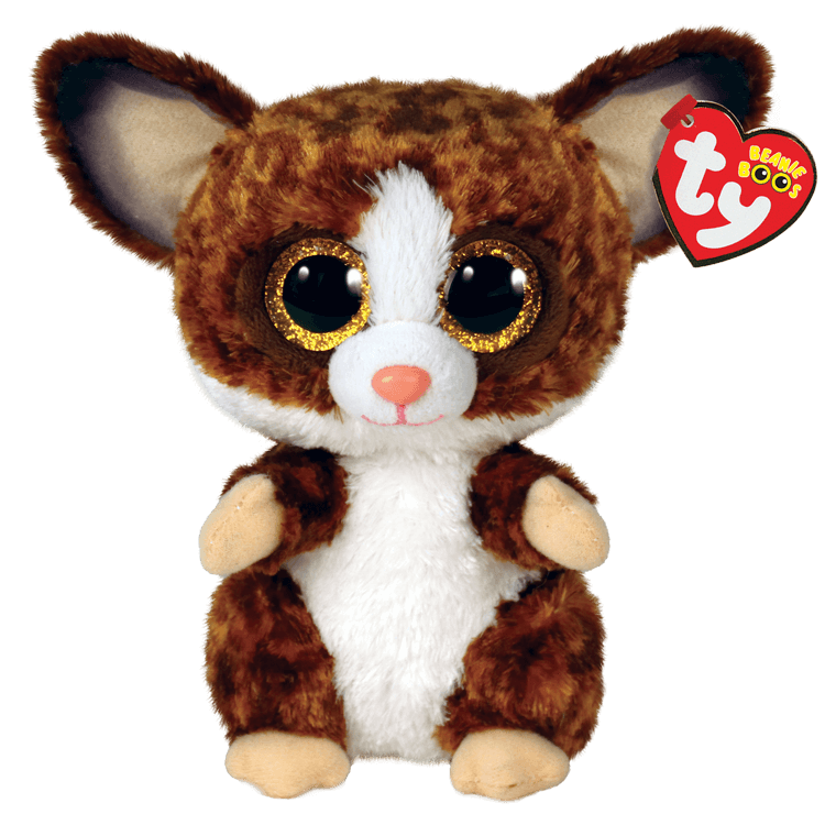 TY-Beanie Boo's - Binky the Bush Baby-36374-Small 6"-Legacy Toys