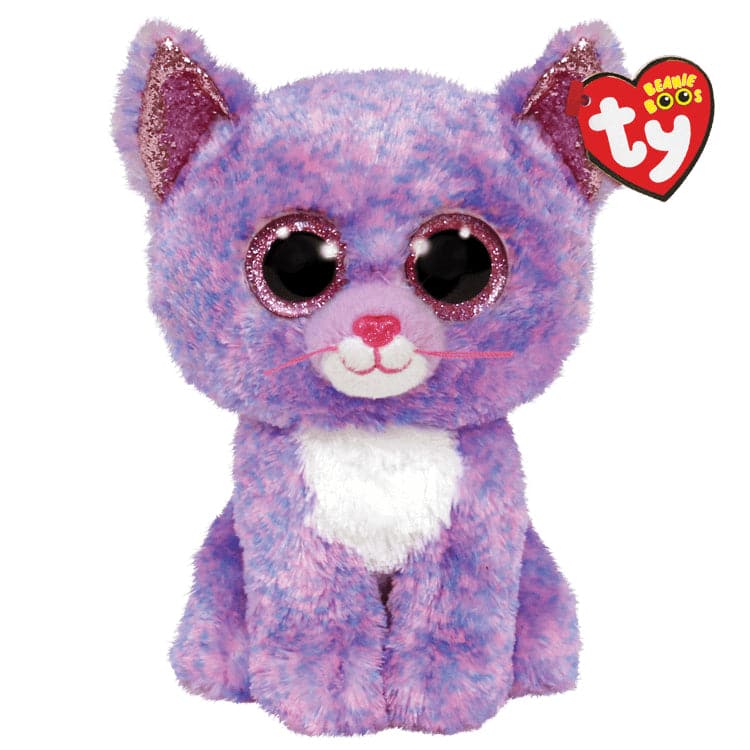 TY-Beanie Boo's - Cassidy the Cat-36248-6" Small-Legacy Toys