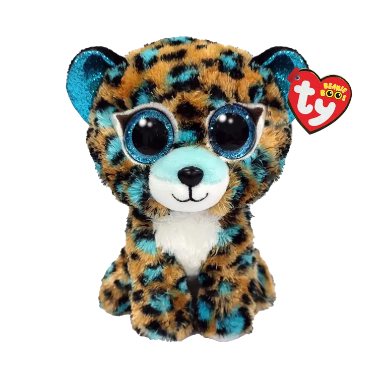 TY-Beanie Boo's - Cobalt the Leopard - 8" Small-36691-Legacy Toys