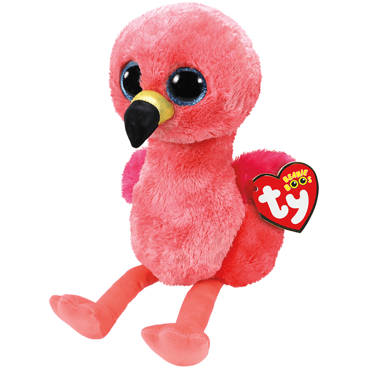 TY-Beanie Boo's - Gilda the Flamingo-36848-Small 6"-Legacy Toys