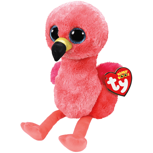 TY-Beanie Boo's - Gilda the Flamingo-36848-Small 6"-Legacy Toys