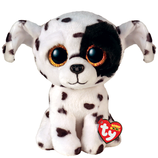 TY-Beanie Boo's - Luther the Dalmatian-36389-8" Small-Legacy Toys