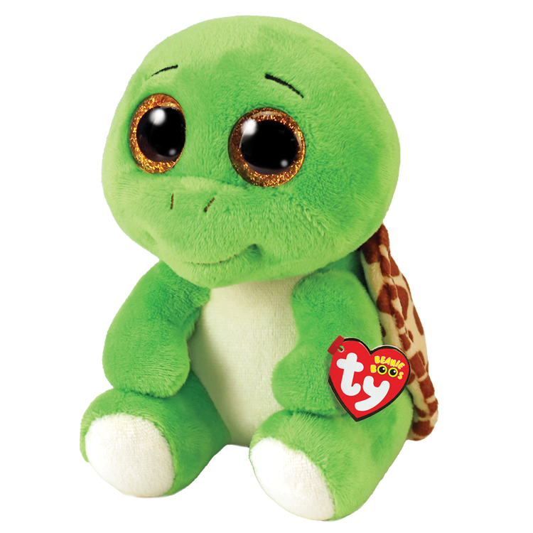 TY-Beanie Boo's - Turbo the Turtle-36392-Small 6"-Legacy Toys