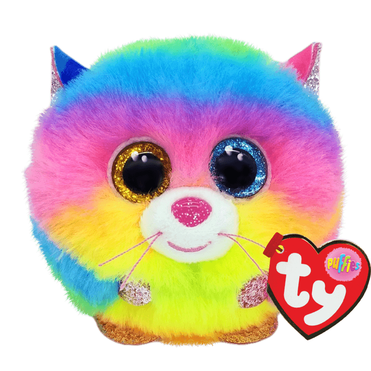 TY-Beanie Puffies 4" Ball-42520-Gizmo - Cat-Legacy Toys