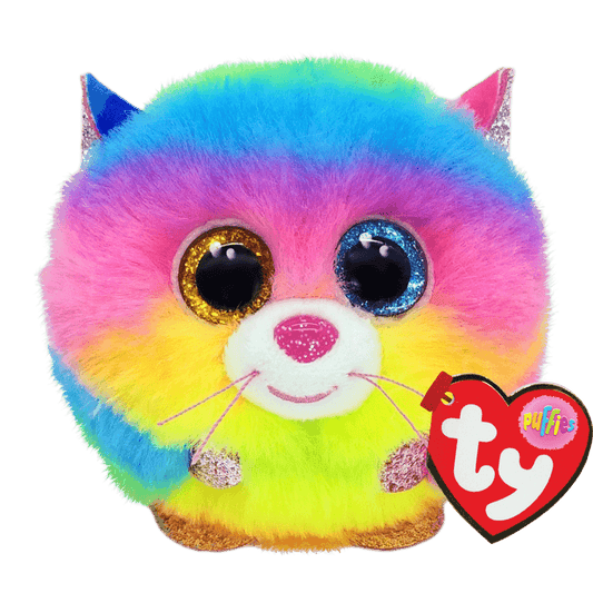 TY-Beanie Puffies 4" Ball-42520-Gizmo - Cat-Legacy Toys