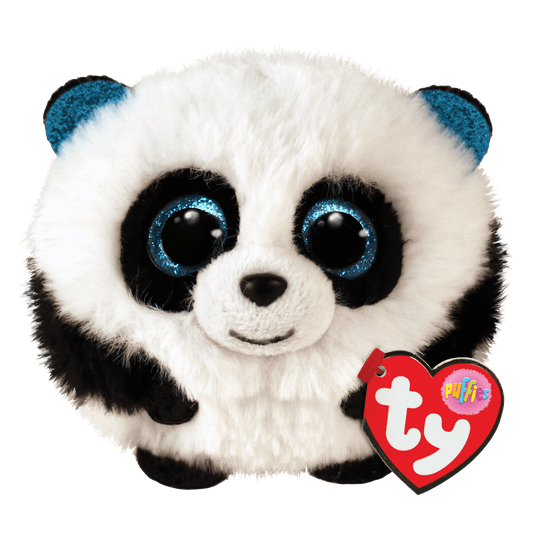 TY-Beanie Puffies 4" Ball-42526-Bamboo-Legacy Toys