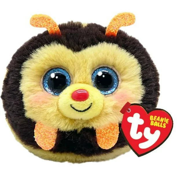 TY-Beanie Puffies 4" Ball-42536TY-Zinger - Bee-Legacy Toys