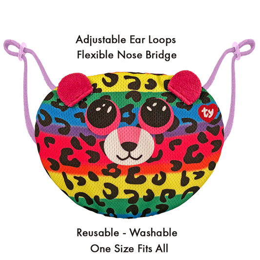 TY-Child Masks - TY - Animals-95702-Dotty-Legacy Toys