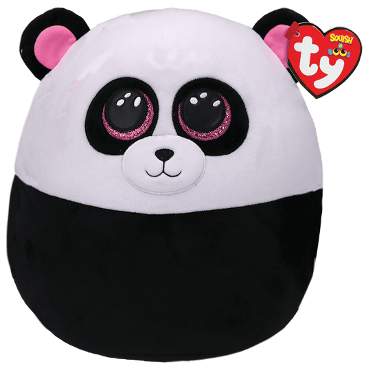TY-Squish A Boo - Bamboo - Panda-39292-10" Small-Legacy Toys