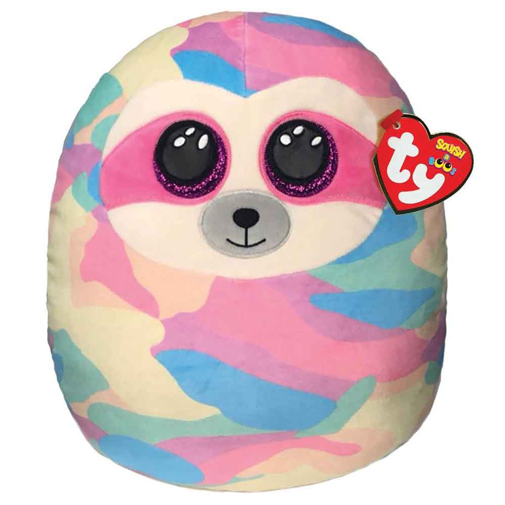 TY-Squish A Boo - Cooper the Sloth-39295-10" Small-Legacy Toys
