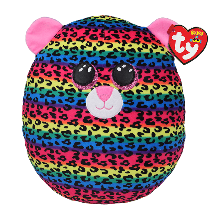 TY-Squish A Boo - Dotty the Leopard-39286-10" Small-Legacy Toys