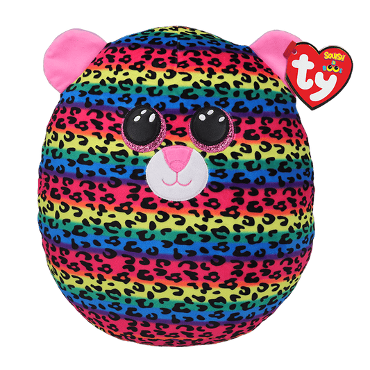 TY-Squish A Boo - Dotty the Leopard-39286-10" Small-Legacy Toys