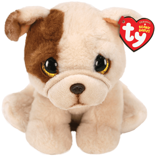 TY-Ty Classic Plush - Houghie - Tan Pug - Medium 13"-90286-Legacy Toys