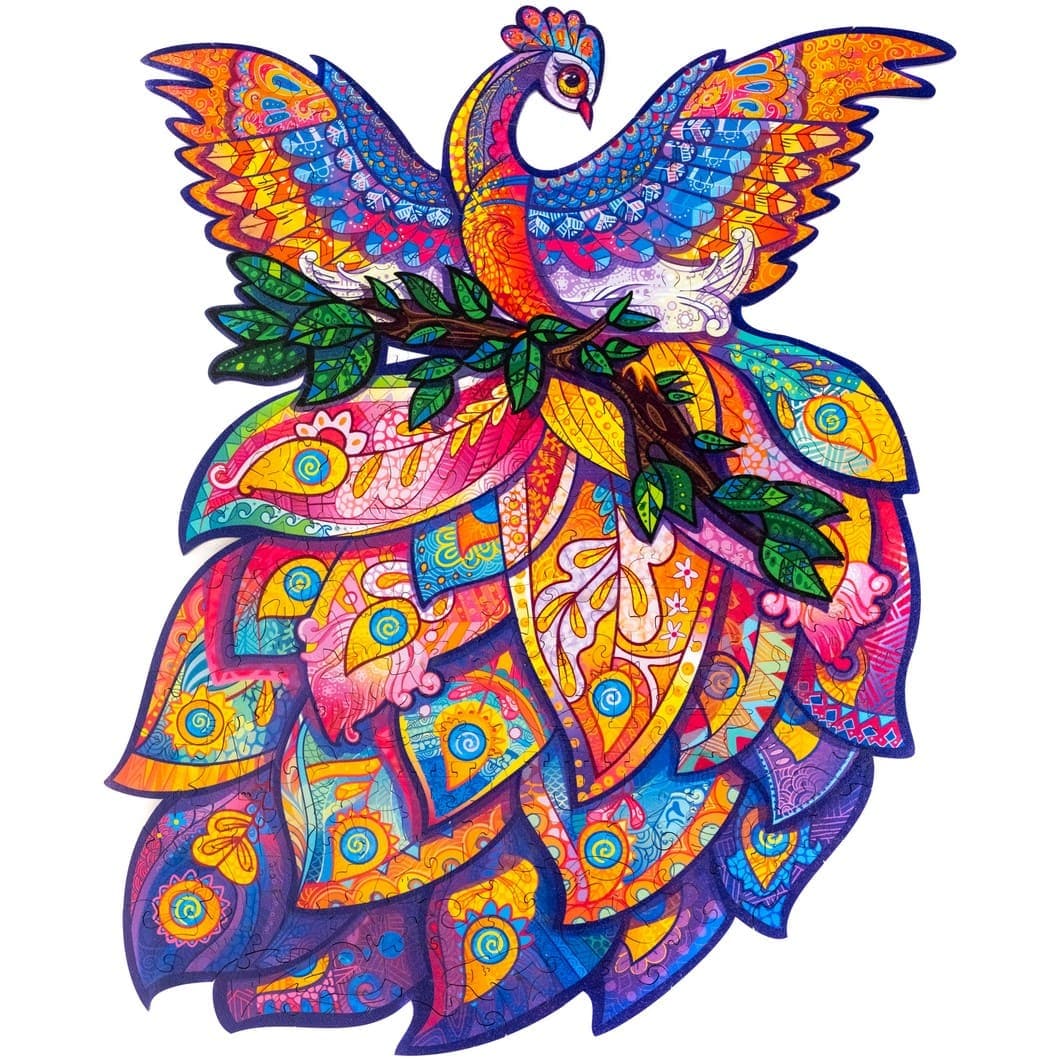 Unidragon-Fairy Bird Wooden Puzzle-UNI-BIRD-S-Simple-Legacy Toys