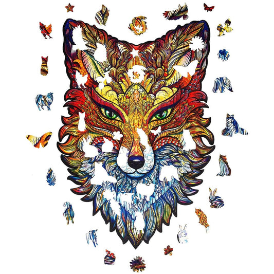 Unidragon-Fiery Fox Wooden Puzzle--Legacy Toys