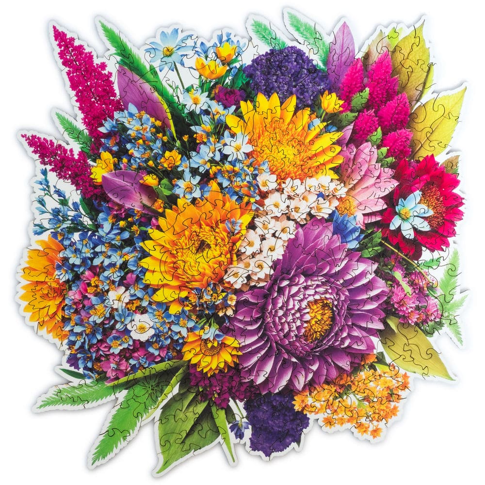 Unidragon-Flora - Blooming Bouquet Wooden Puzzle - 200 Pieces-UNI-BLOOMING-Legacy Toys