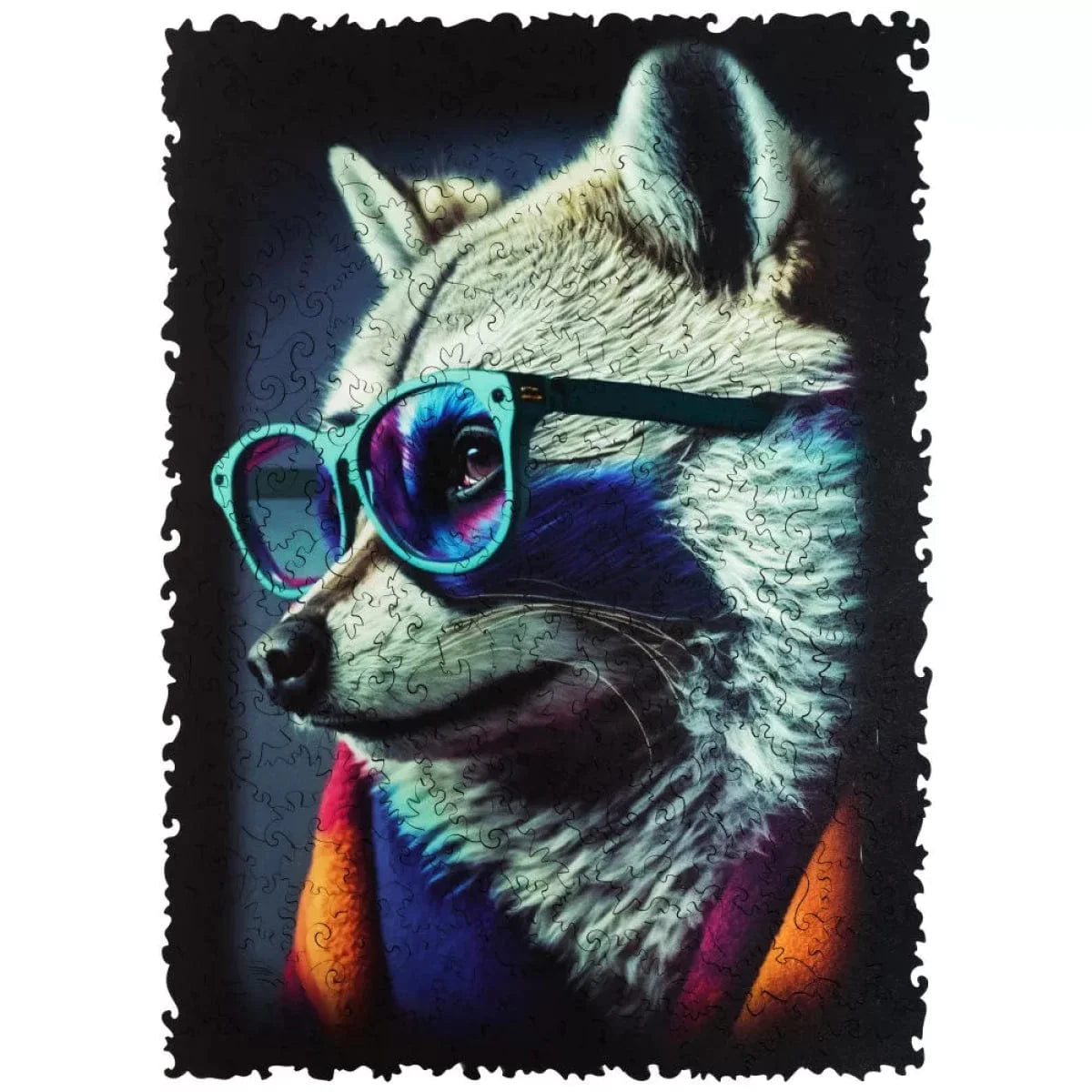 Unidragon-GlowUp - Art Bandit Wooden Jigsaw Puzzle-UNI-ARTBANDIT-M-Medium-Legacy Toys