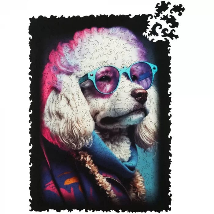 Unidragon-GlowUp - Sir Poodle Wooden Jigsaw Puzzle--Legacy Toys