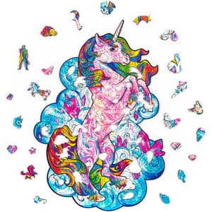 Unidragon-Inspiring Unicorn Wooden Puzzle--Legacy Toys