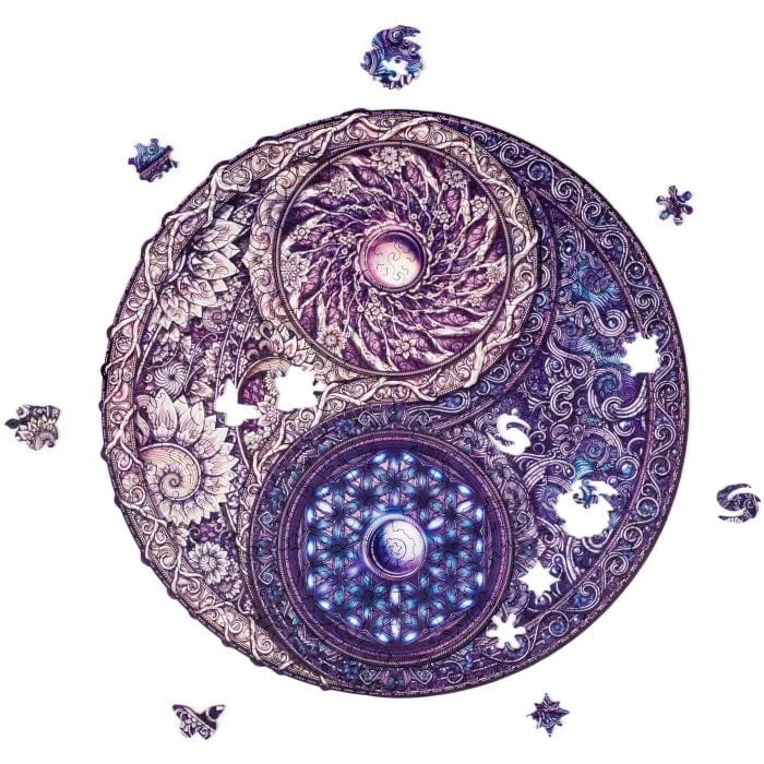 Unidragon-Mandala - Overaching Opposites Wooden Jigsaw Puzzle--Legacy Toys