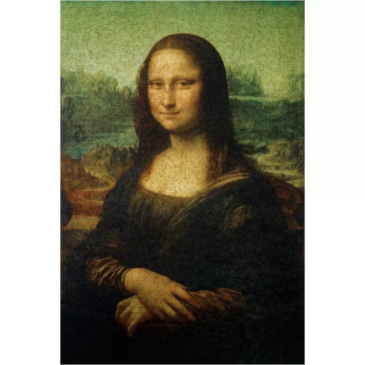 Unidragon-Mona Lisa Wooden Puzzle - 1,000 Pieces-UNI-MONA-Legacy Toys