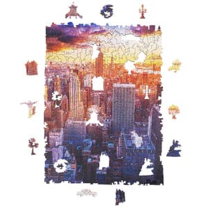 Unidragon-Morning in New York Wooden Jigsaw Puzzle--Legacy Toys