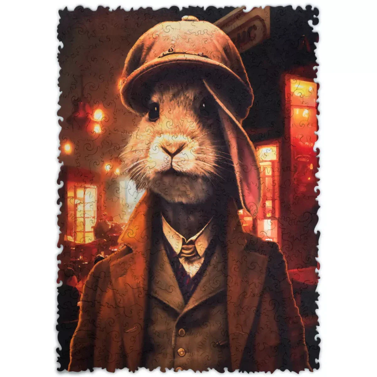 Unidragon-Pop-Art - Thomas Rabbit Wooden Puzzle - 250 Pieces-UNI-THOMASRAB-Legacy Toys