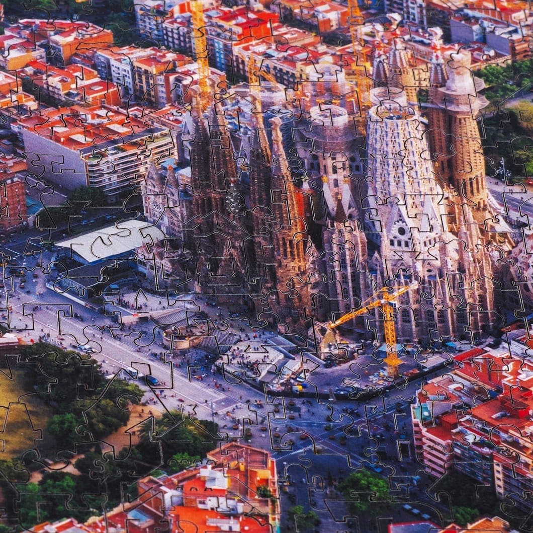 Unidragon-Sagrada Family Wooden Jigsaw Puzzle--Legacy Toys