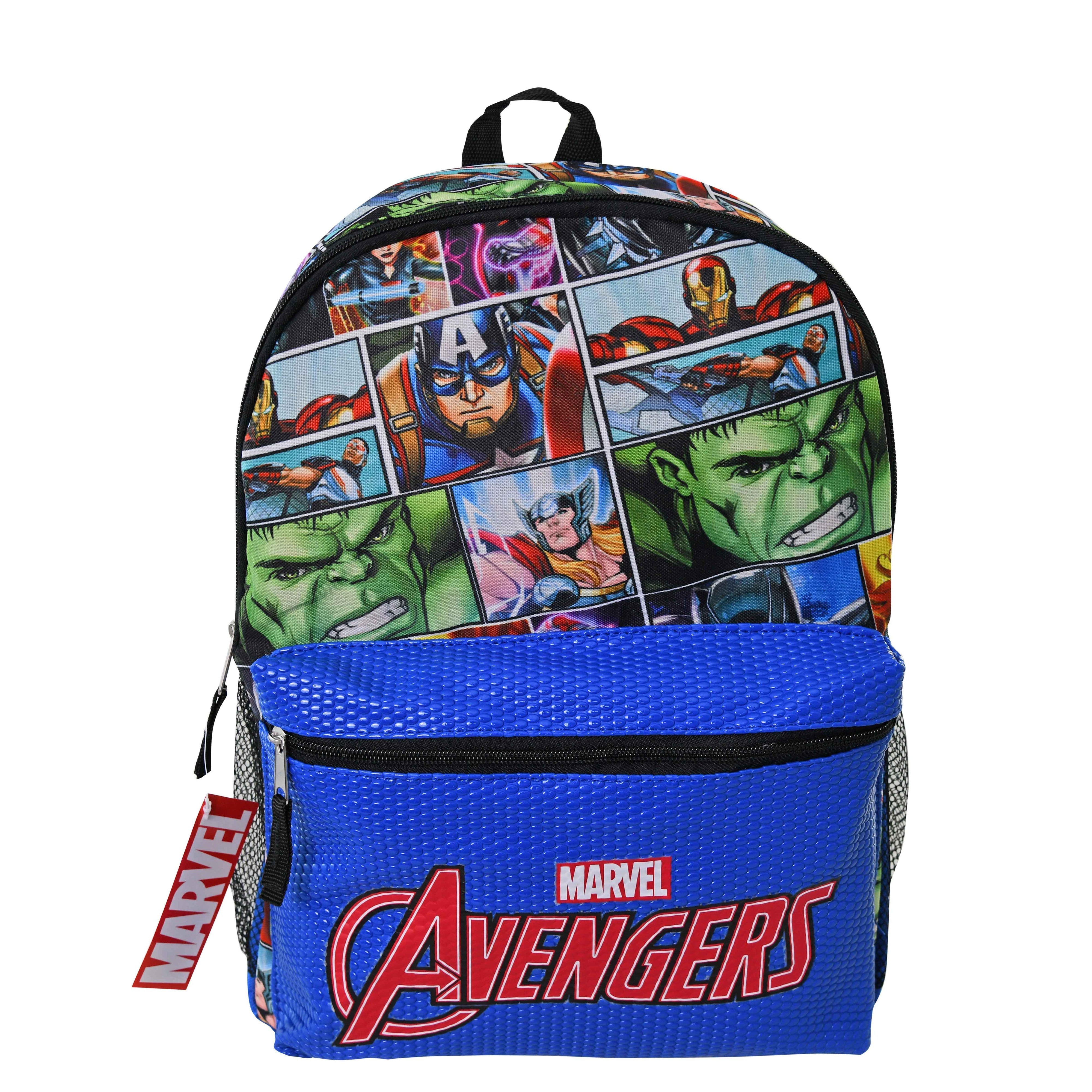 United Party-Avengers 16" Backpack with Patent PU front Pocket-SMPV-Legacy Toys