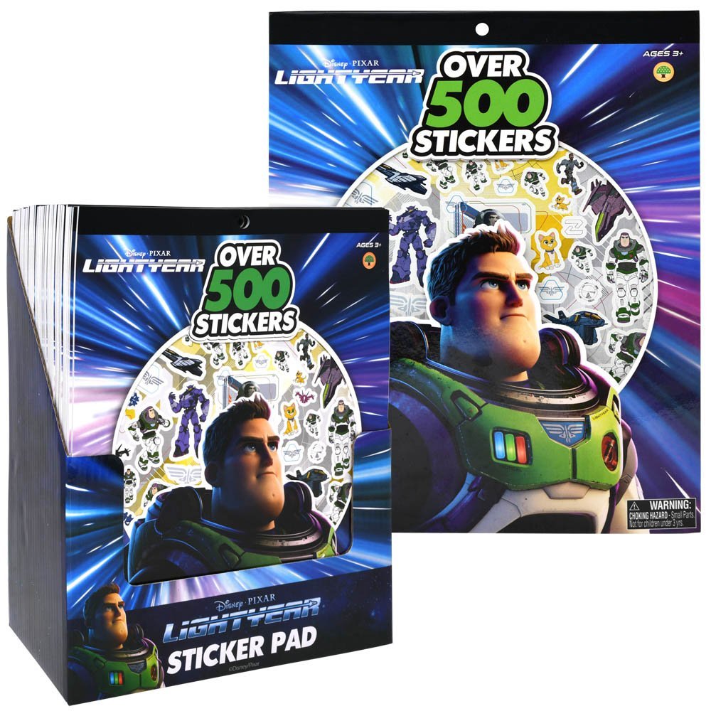 United Party-Buzz Lightyear 8x10" Large 6 Sheet Sticker Book-20576-Legacy Toys