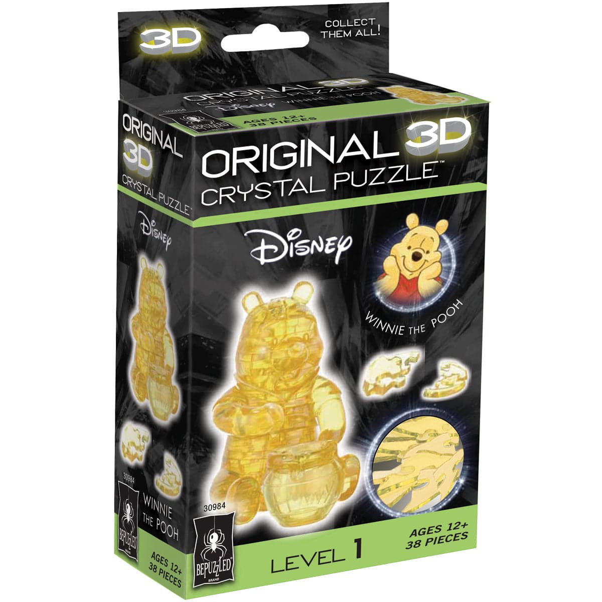 University Games-3D Disney Crystal Puzzle - Winnie the Pooh-30984-Legacy Toys