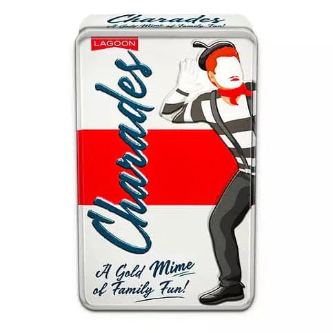 University Games-Charades Game Tin-09102-Legacy Toys