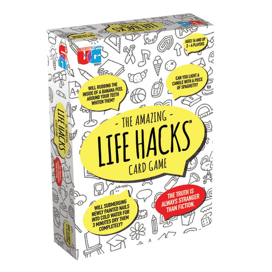 University Games-Life Hacks Card Game-00921-Legacy Toys