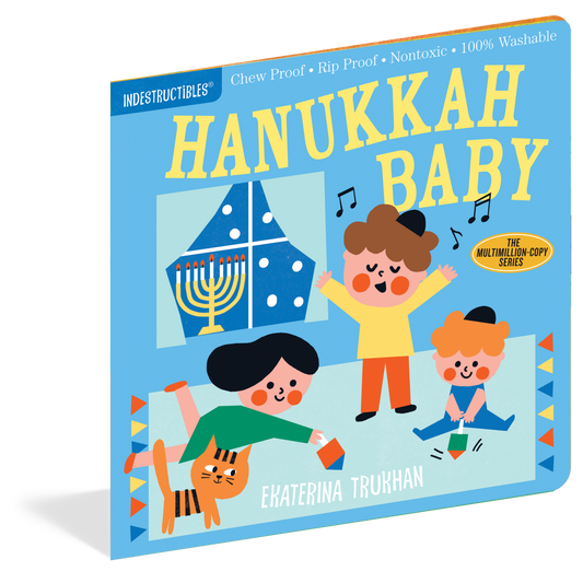 Workman Publishing-Indestructibles: Hanukkah Baby-100804-Legacy Toys