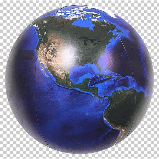 XYZ Toys-Earth: the Blue Marble Globe 16" Inflatable-GTO-16TBM-Legacy Toys