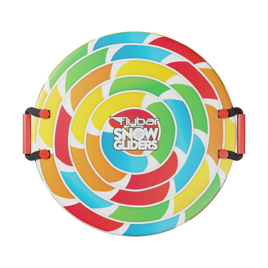 FlyBar-Kids 26" Foam Disc Snow Sled with Slick Bottom & PE Core Build--Legacy Toys