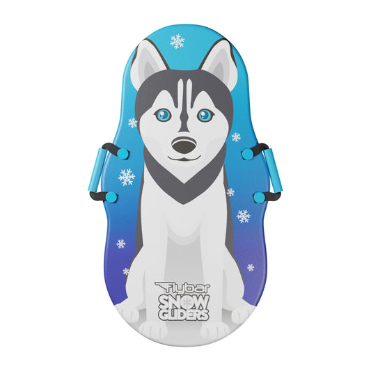 FlyBar-Kids 36" Foam Snow Sled with Slick Bottom & PE Core Build-FB21462HY-Husky-Legacy Toys