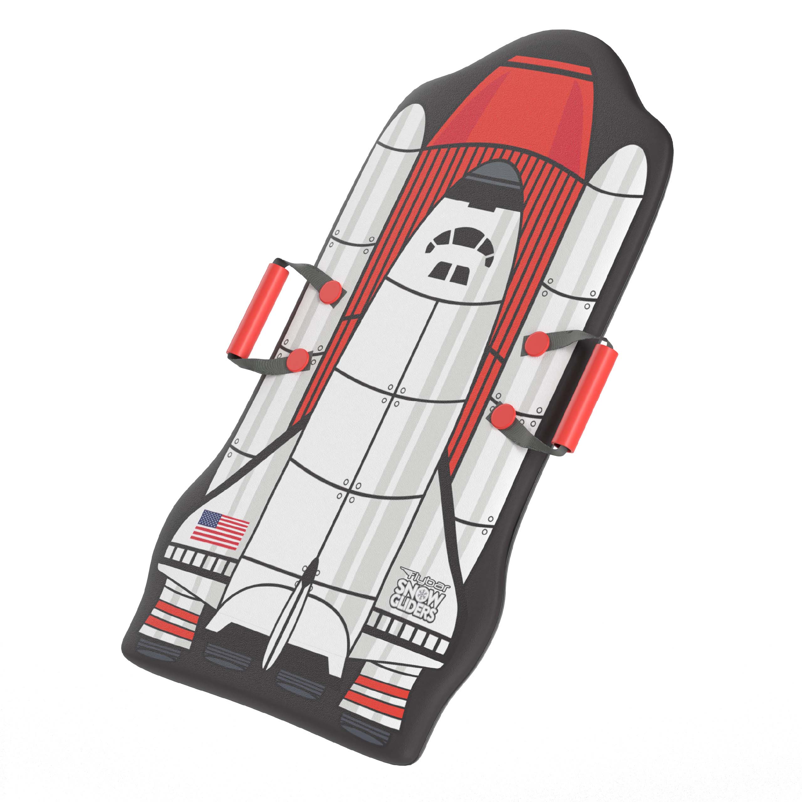FlyBar-Kids 36" Foam Snow Sled with Slick Bottom & PE Core Build--Legacy Toys